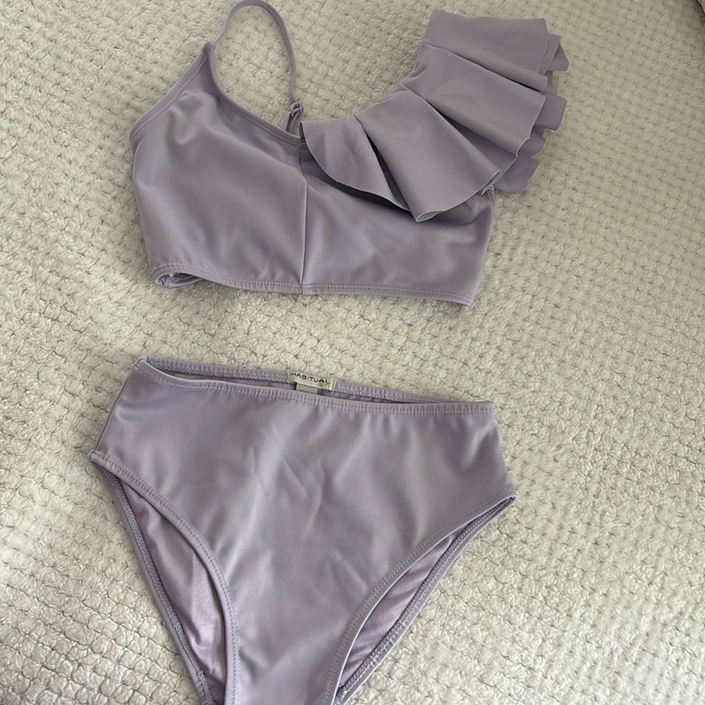 Habitual kids bathing suit two pieces size 10